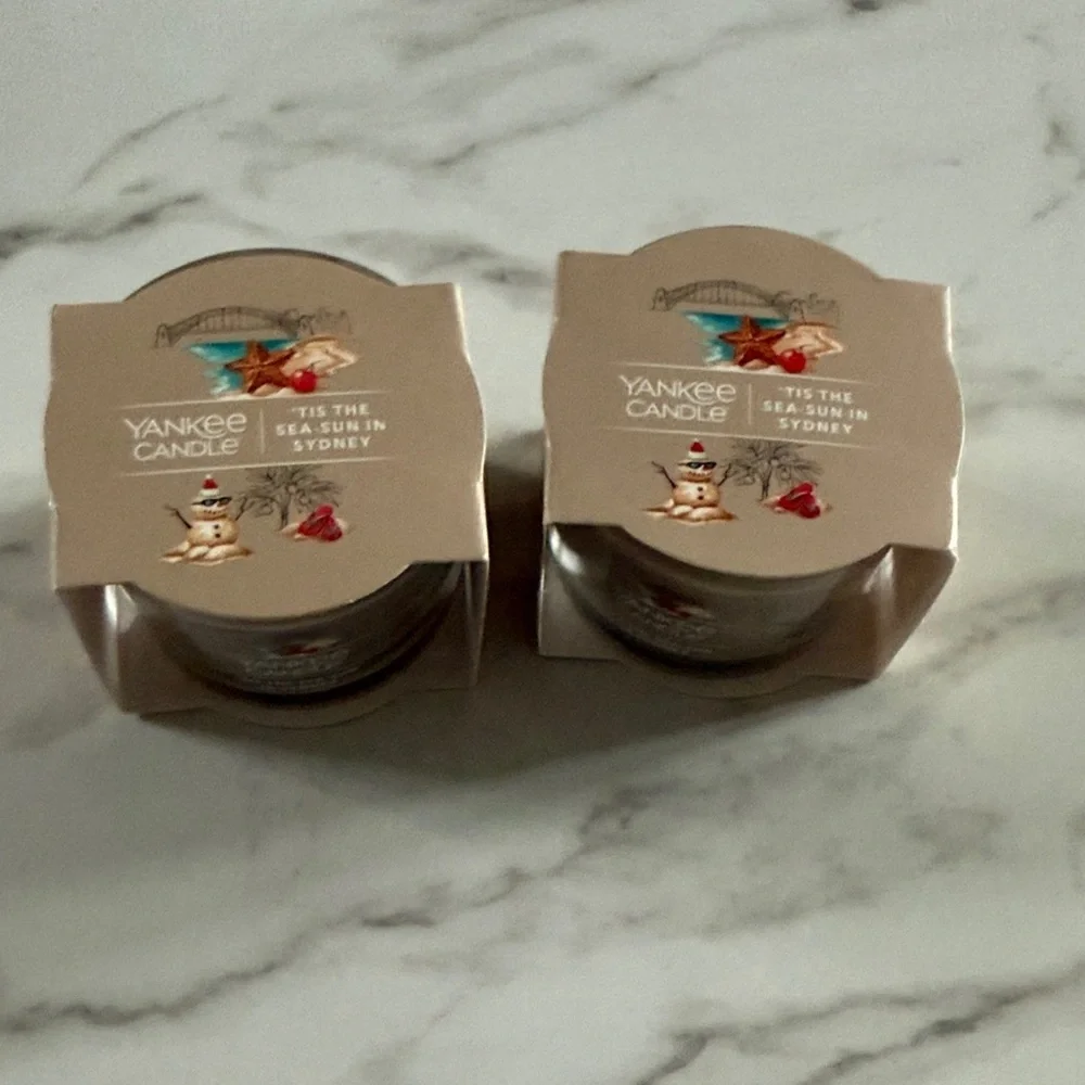 Yankee Candle Holiday Set  ‘Tis the Sea - Sun in Sydney Tan New